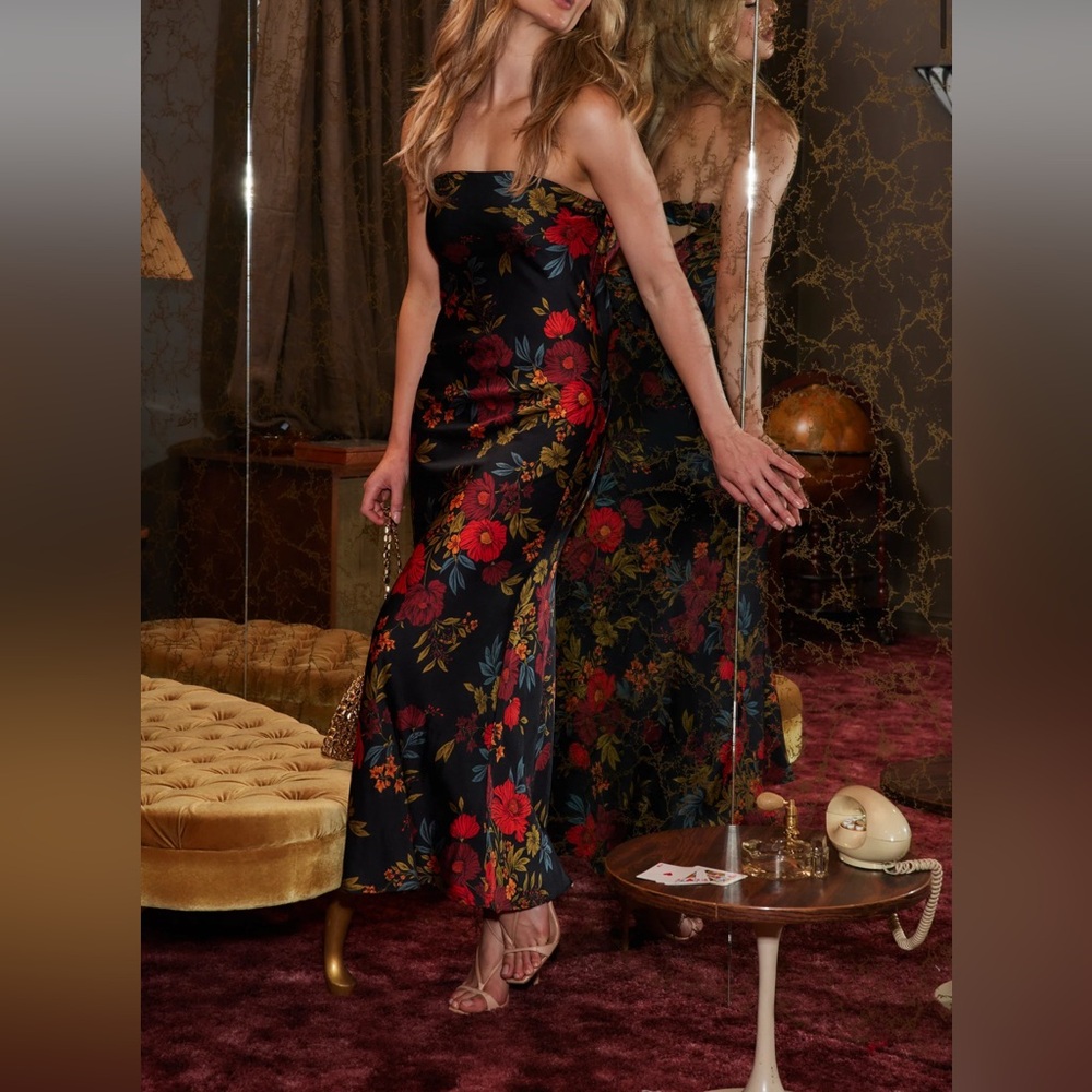 12th Tribe, Maxi Dress, Red, Size L/10